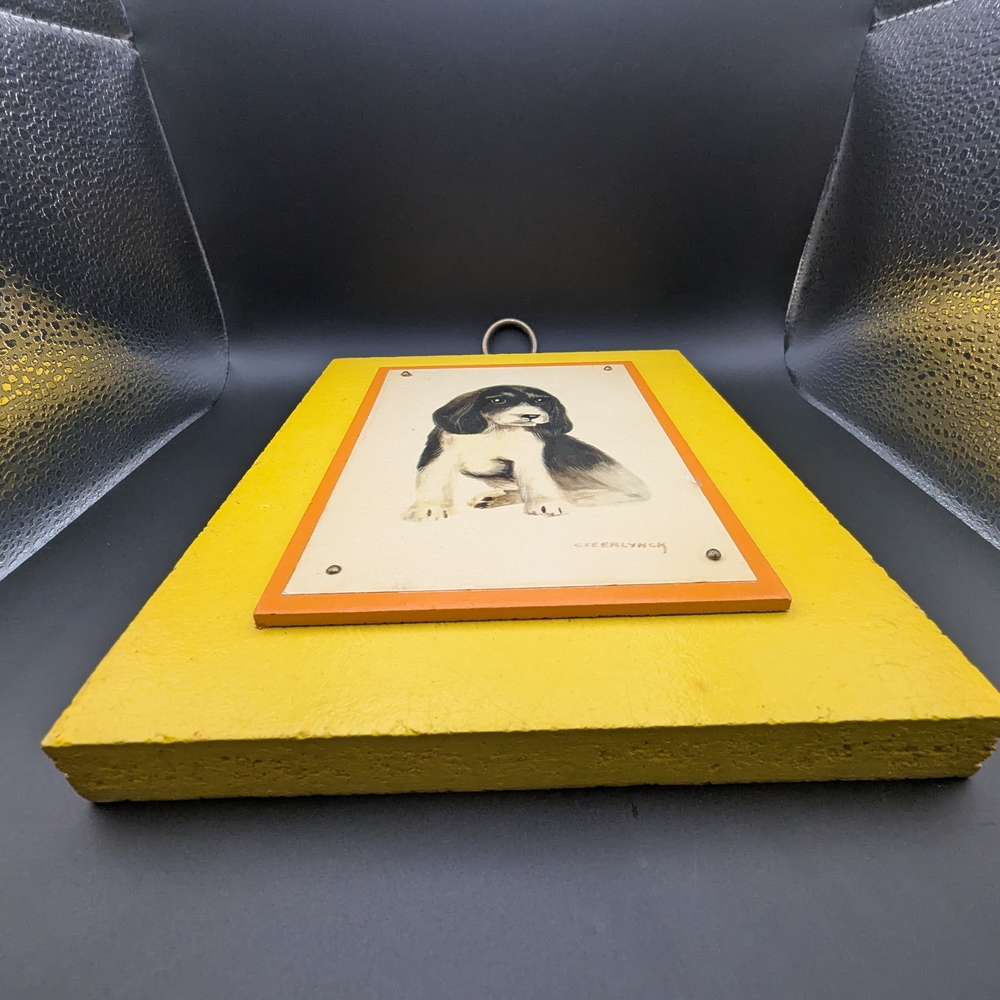 JEM Yellow and Orange Puppy Wall Decor - Picture 8 of 8